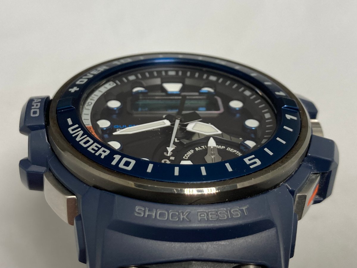 ☆22-1816】□中古□カシオ GWN-Q1000A 電波ソーラー ガルフマスター