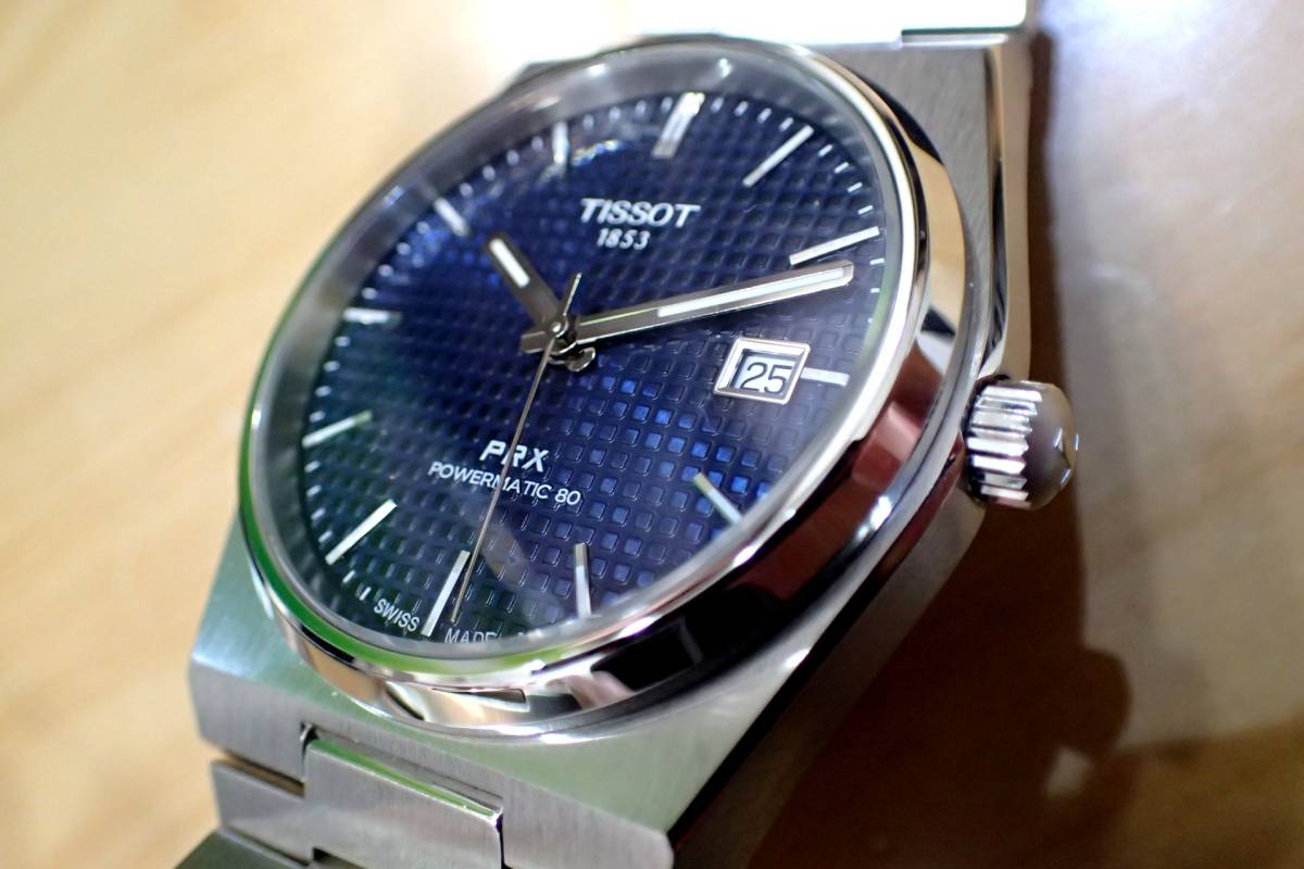 国内正規/2021年美品 ◇ティソ/TISSOT PRX オートマチック ◇T137 
