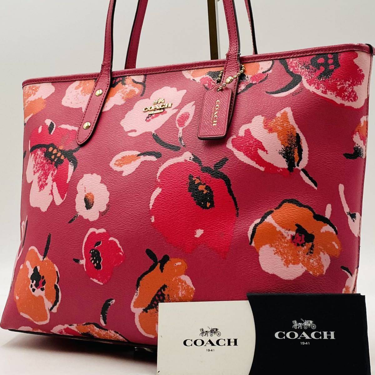高品質，人気SALE】 1円～【入手困難品】定価12万円 コーチ COACH トート