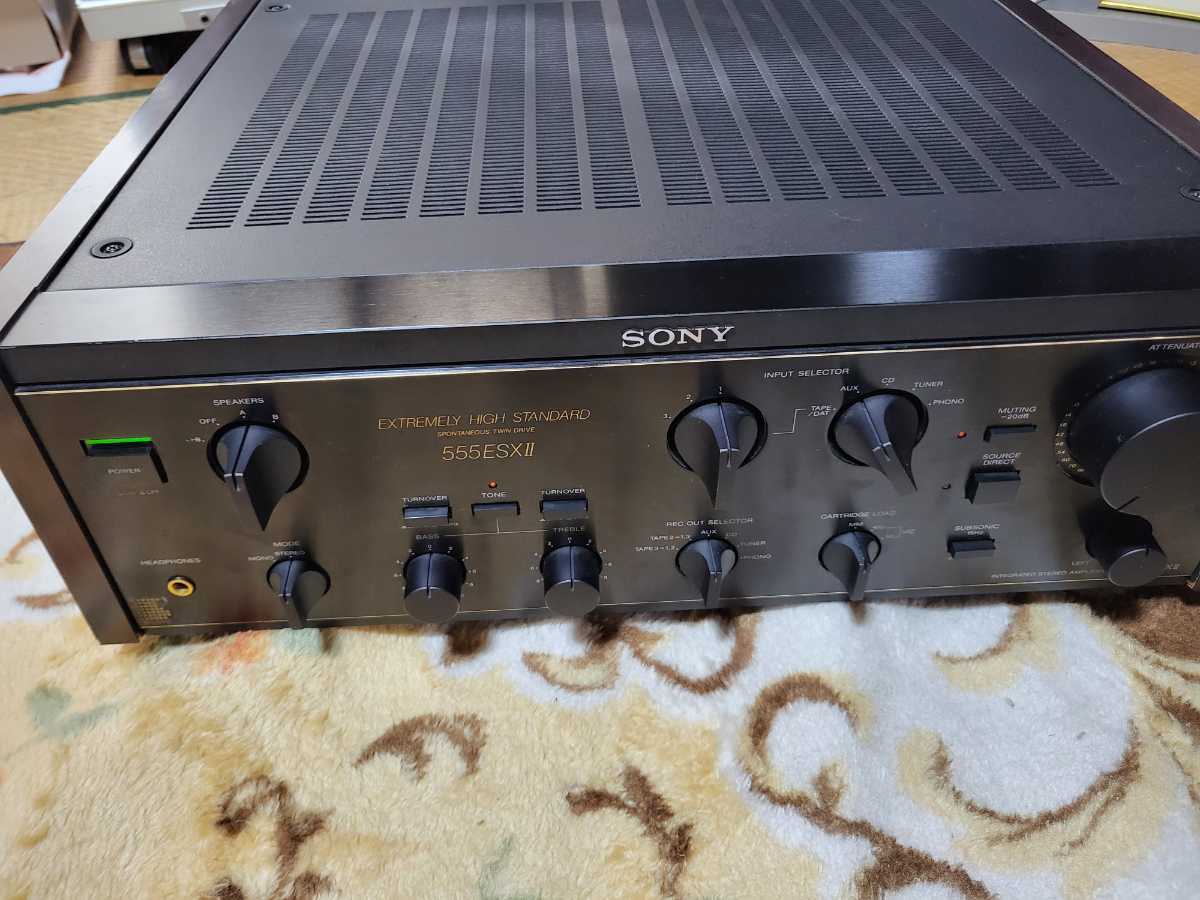 名機SONY/ソニー プリメインアンプ TA-F555ESXII 1987年￥128,000 最 