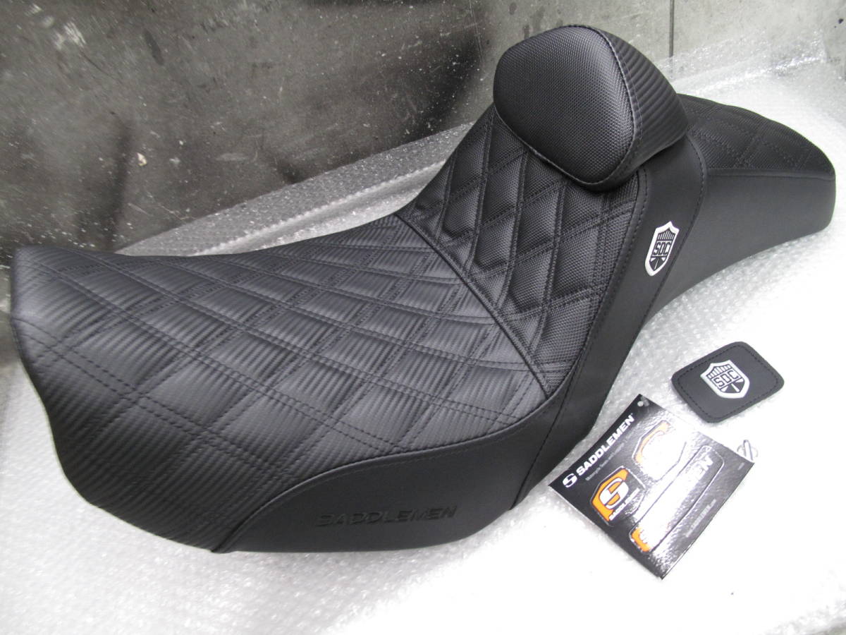 ダイナ 06-17 SDC x Saddlemen サドルマン バックレスト付 グリッパー 