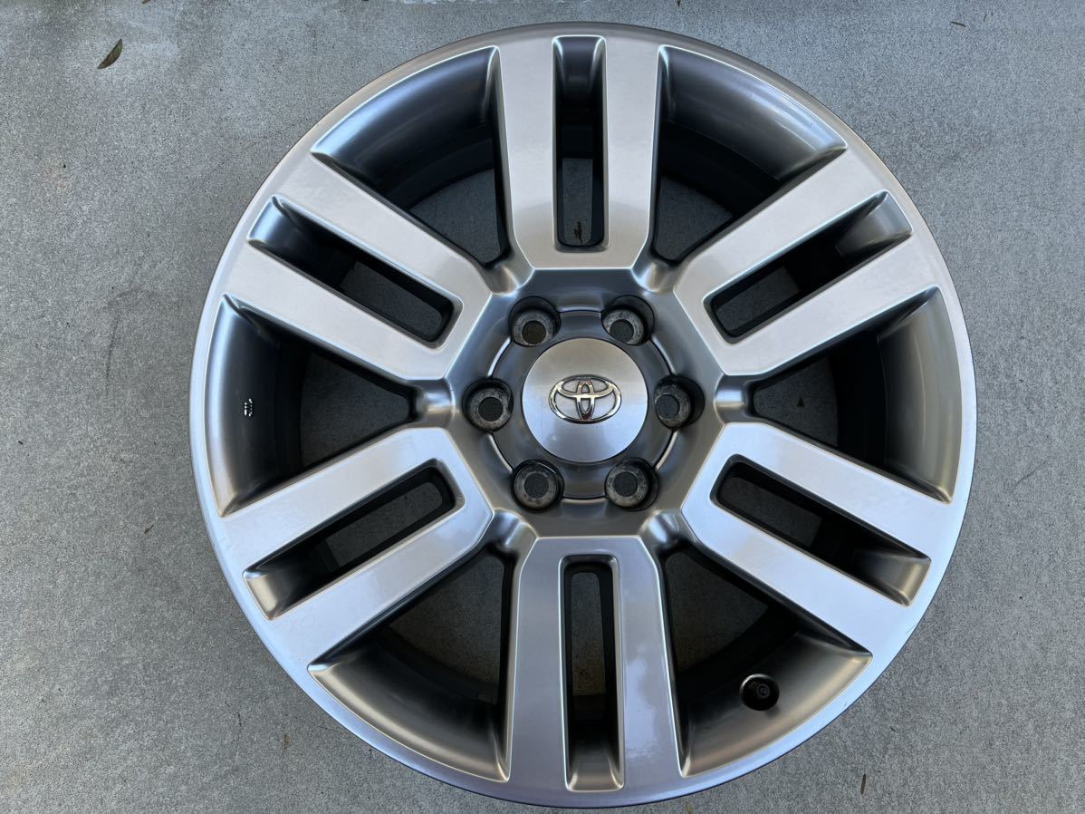 美品 トヨタ FJクルーザー純正アルミホイール 1本 20x7J+15 6H-139.7 