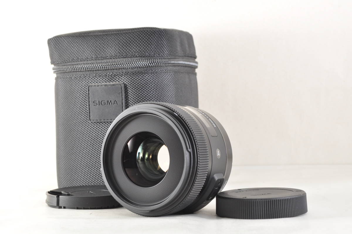 ☆極上級☆SIGMA シグマ Art 30mm F1.4 DC HSM シグマ SAマウント 30mm
