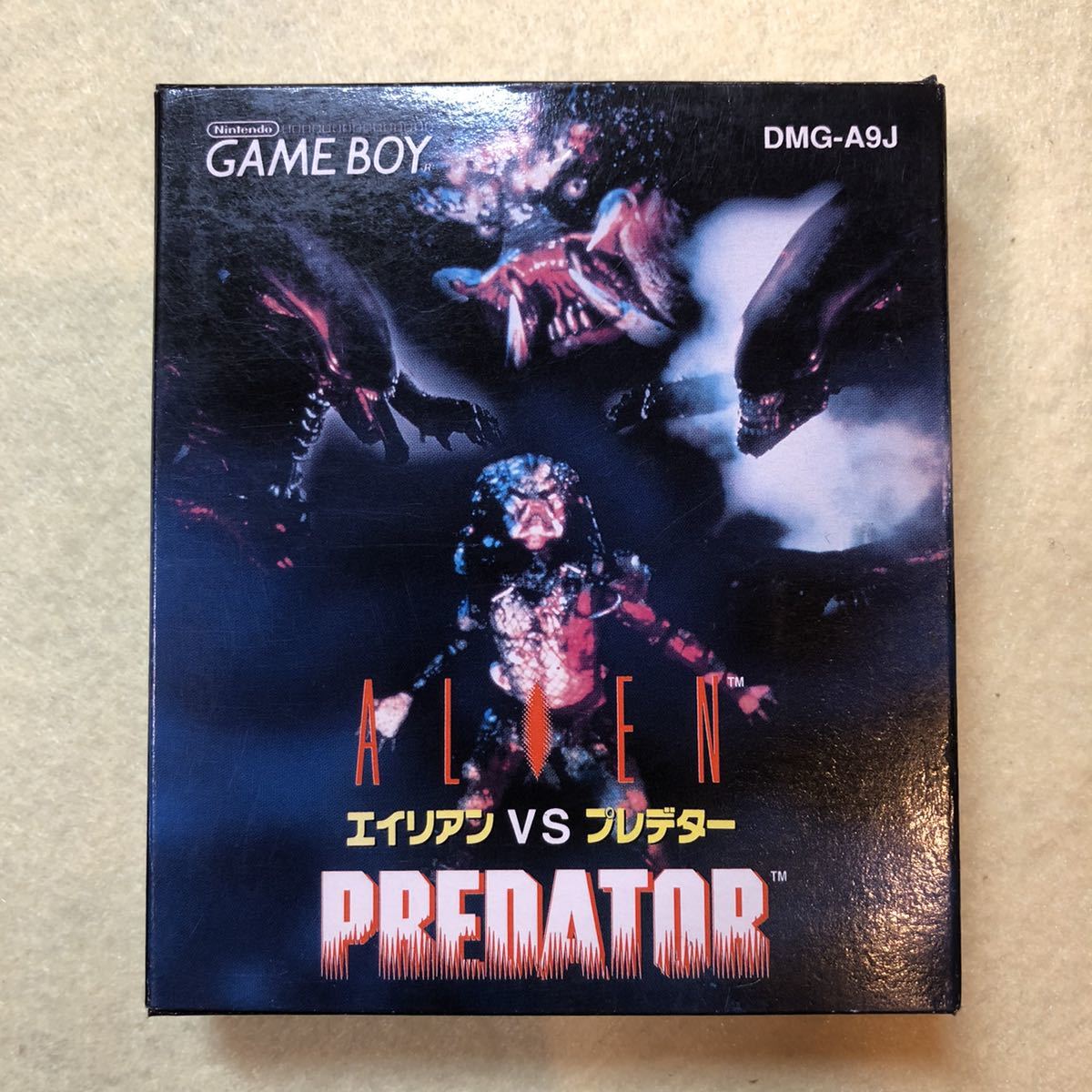 ゲームボーイソフト エイリアンVSプレデター PREDATOR ハガキ付き レア 