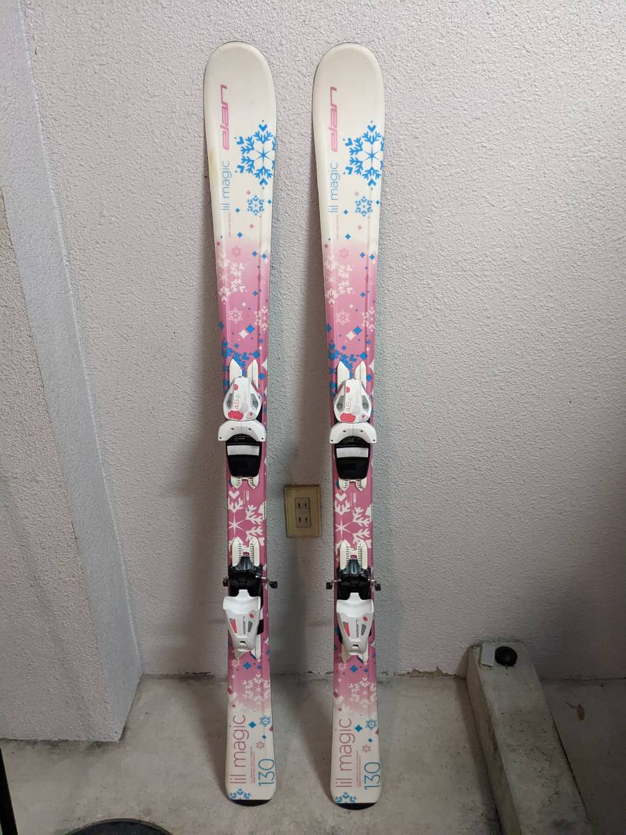 elan エラン】ジュニアスキー lil magic 130cm Magic Elan 130cm 伸縮