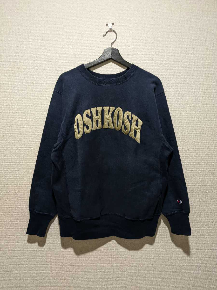 L】90s Champion 刺繍 トリコタグ ビンテージ メキシコ製 スウェット