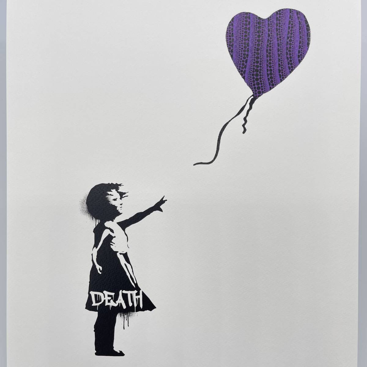 DEATH NYC 世界限定100枚 アートポスター Banksy バンクシー 草間彌生