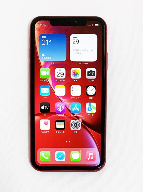 iPhone XR 64GB SIMフリー Apple レッド - SIM iPhoneXR Red | 0 GB