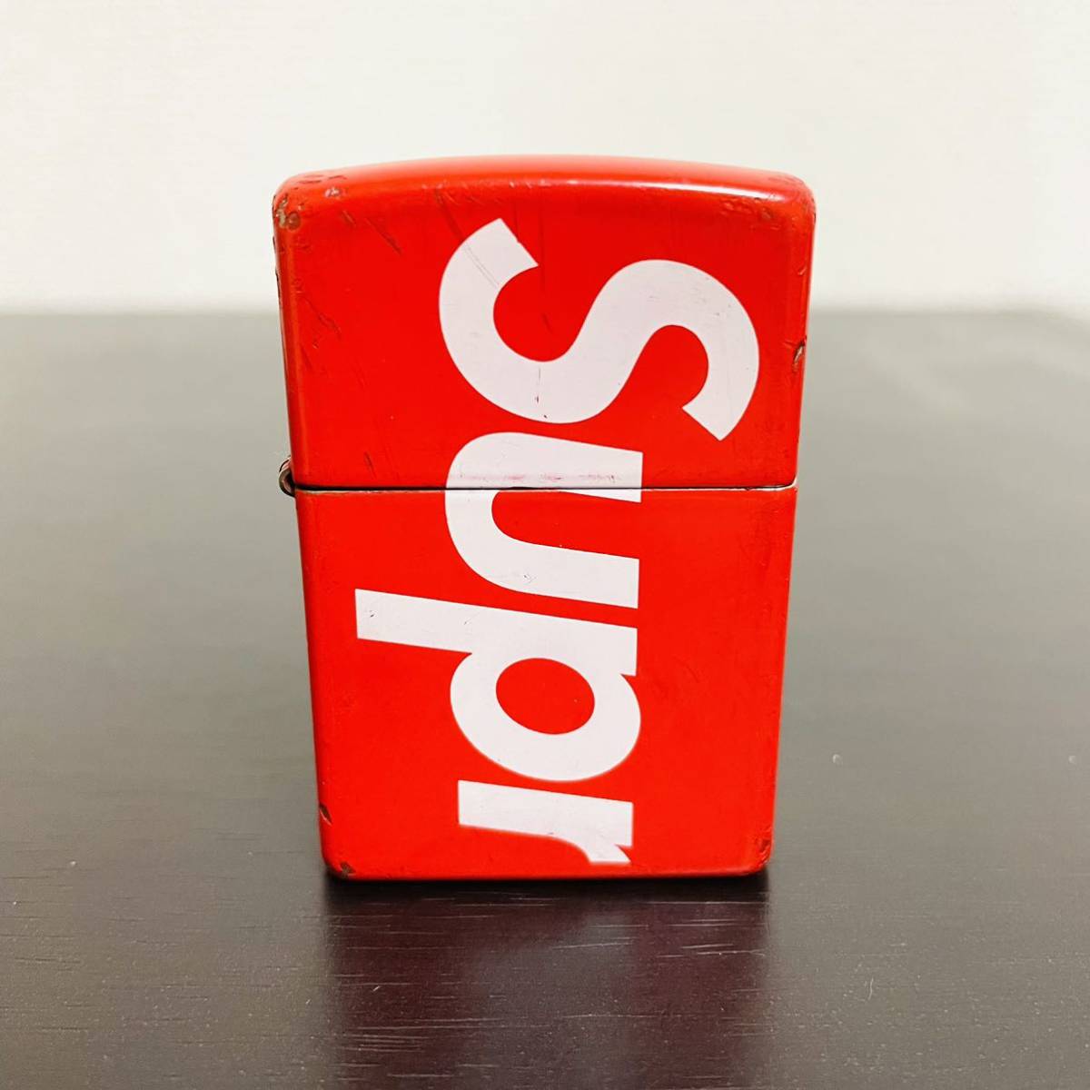 Supreme Logo Zippo Red White 21ss 2021年 赤 白 ロゴ ジッポ 