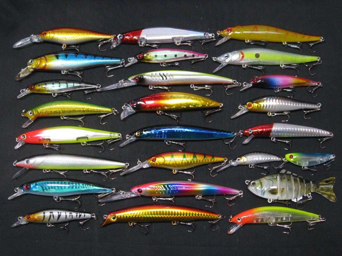 1円～ 新品 ルアー まとめて 25個セット！ 多種類MIX シーバス等に