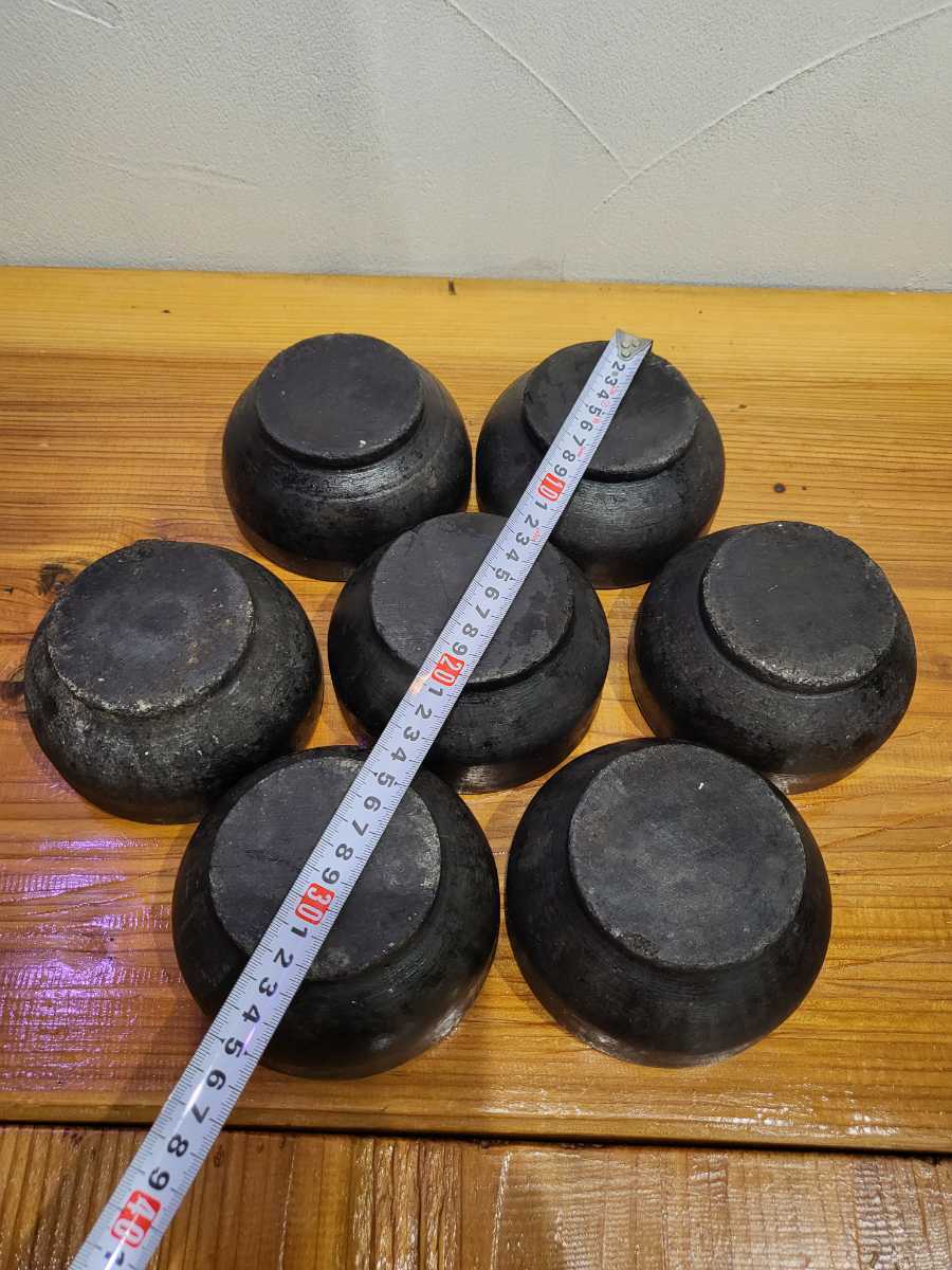 韓国産中古石鍋ビビンバ鍋7個セット