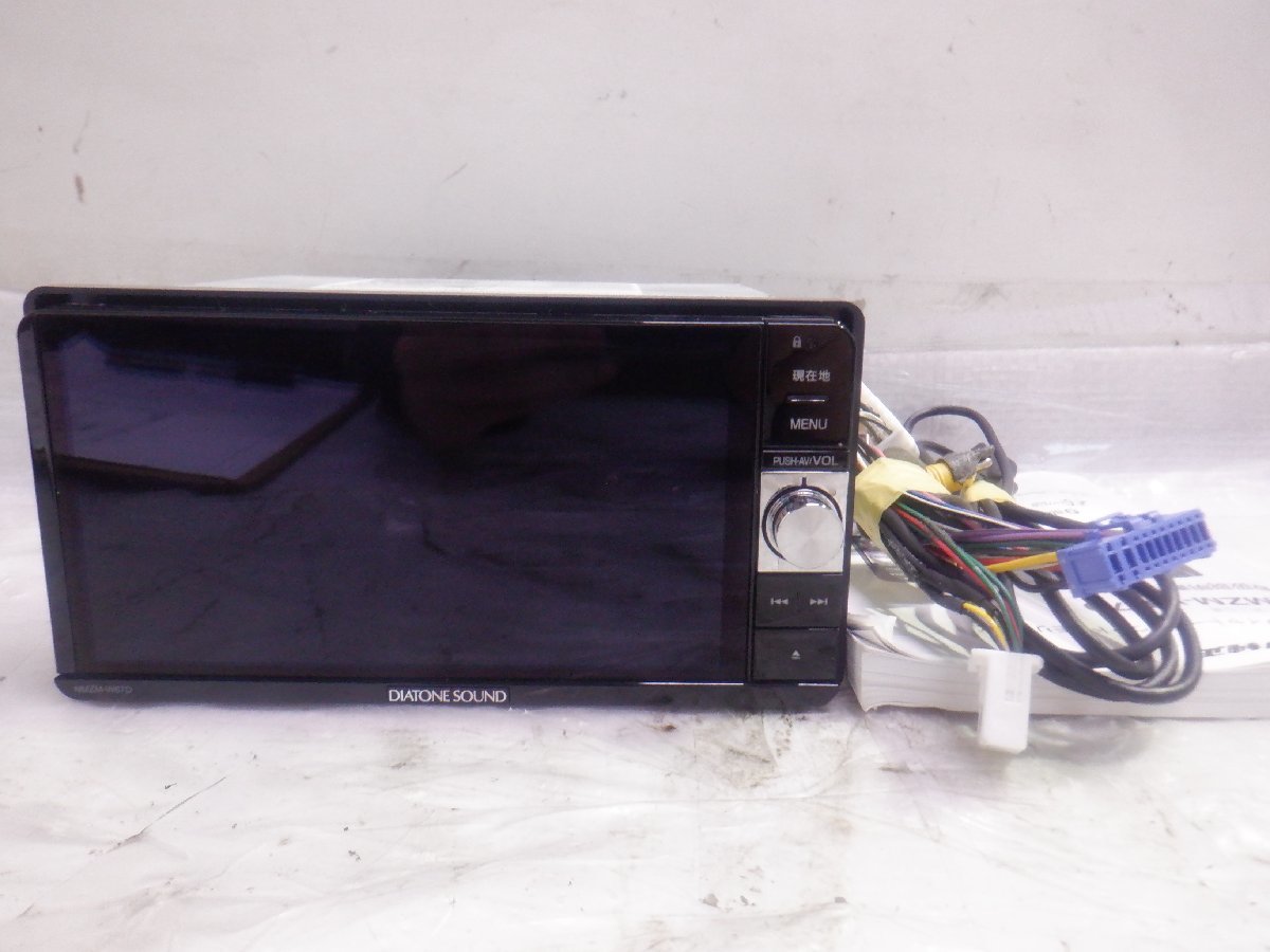 ☆作動確認済☆ DAIHATSU ダイハツ純正OP カーナビゲーション メモリーナビ NMZM-W67D『地図データ：2021年』『取説付属』