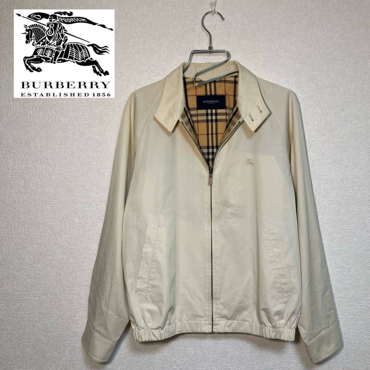 極美品】BURBERRY LONDON バーバリーロンドン ホースロゴ刺繍 