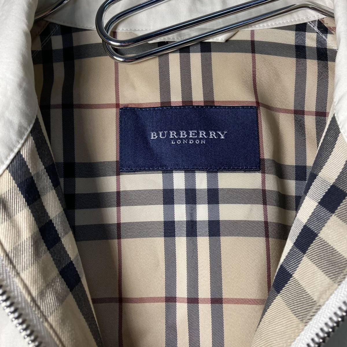 極美品】BURBERRY LONDON バーバリーロンドン ホースロゴ刺繍 
