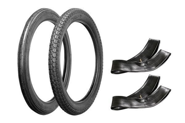 売れ筋オンライン 新品 タイヤ 2.25-17F&2.50-17 T/T 前後セット