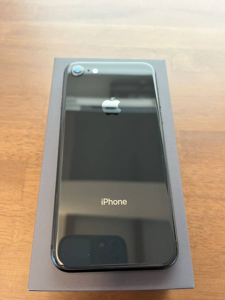 iPhone - 美品 iPhone8 スペースグレイ 64GB SIMフリー バッテリー77% iPhone 8 64GB スペースグレイ バッテリー77% SIMフリー 【公式通販】