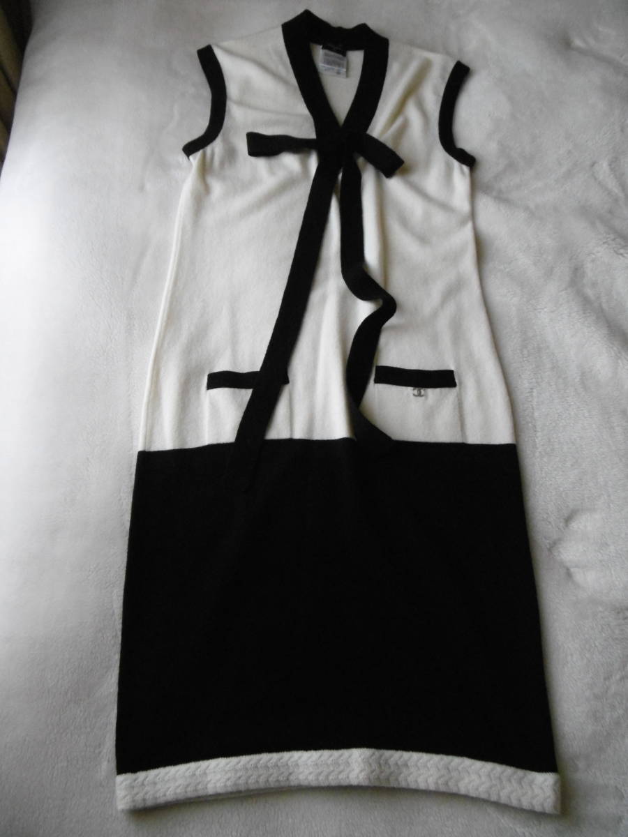 ☆シャネル直営店購入品!CHANEL ワンピース 上質 カシミヤ100 ☆シャネル直営店購入品!CHANEL ワンピース 上質 カシミヤ100