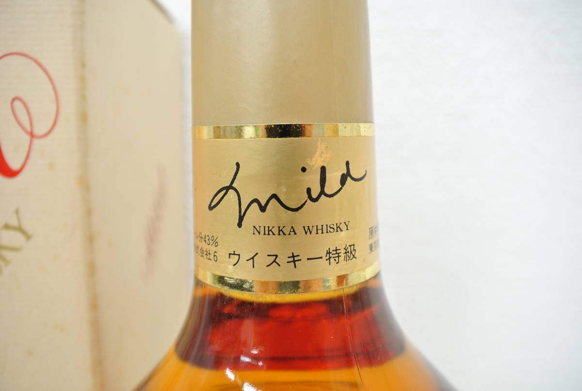 ニッカウヰスキー（NIKKA （特別値下）ニッカウイスキーマイルド　空自衛隊ラベル（信太山駐屯地） WHISKY） 新 シングルモルト宮城峡 ニッカ ウイスキー