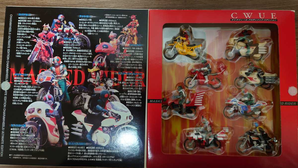 超レア品 BANDAIキャラウィールCWUE【栄光の8人ライダーマシン 