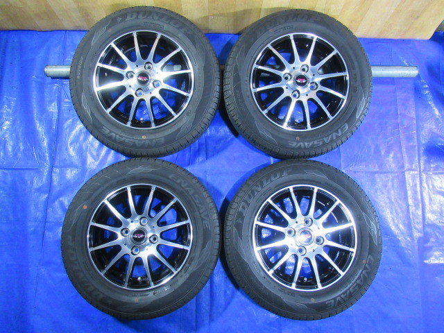  激安 weds TEAD 13-4B 4H/100 ET45 + DUNLOP 145/80R13 2021年製 4本 アルト ライフ ワゴンR タント ムーヴ等 T006264(ラジアルタイヤ)｜売買されたオークション情報、yahooの商品情報をアーカイブ公開 - オーク 4穴