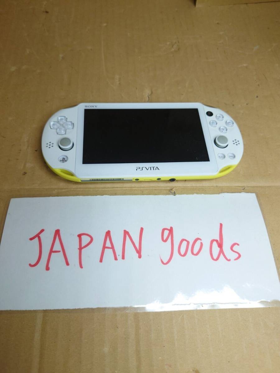 【限定品】  ゴルフバッグ 9インチ 新品未使用 SONY PS Vita PCH-2000 PlayStation Vita イエロー 動作品 ① PS Vita
