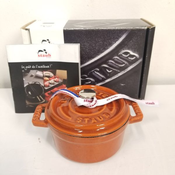 新作入荷，正規品 STAUB 多数出品 ストウブ ミニ ココット ラウンド シナモン 10cm IH対応 ホーロー 40511-365 キャンプ(両手鍋)｜売買されたオークション情報、yahooの商品情報をアーカイブ公開 - オークファン 両手鍋