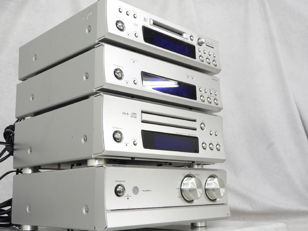 ONKYO オーディオ機器 セット INTEC ONKYO INTEC A-933 C-733 T-433 | ☆ONKYO A-933/MD-133/T-433/C-733