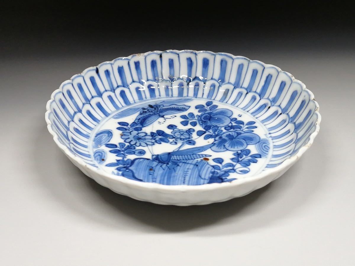 唐物花台 天啓赤絵 中国漆器 1711C40055中国 清 時代唐物 陶器『花卉紋』