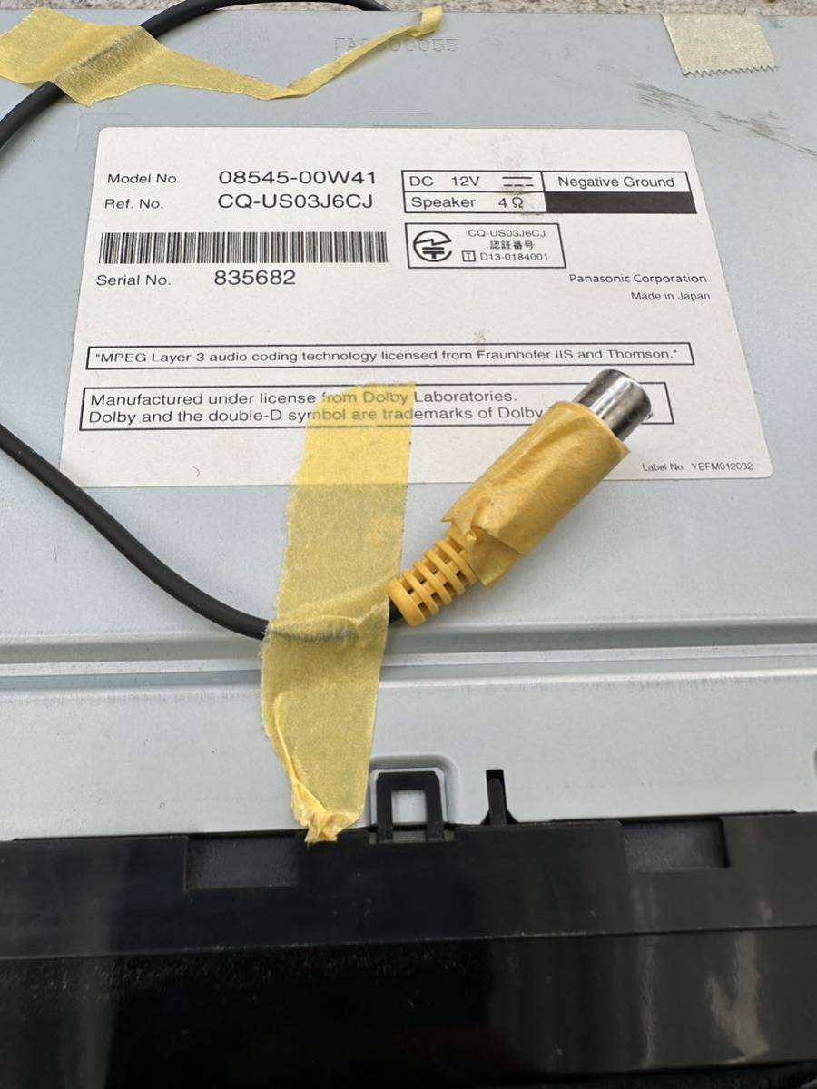 トヨタ 純正 ナビ 7インチ ワイド NSZN-W64T Bluetooth フルセグ DVD
