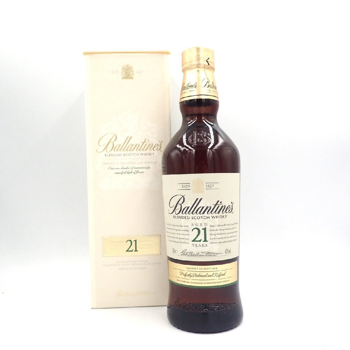 未開栓】バランタイン 21年 700ml 40% Ballantine's【W】 バランタイン