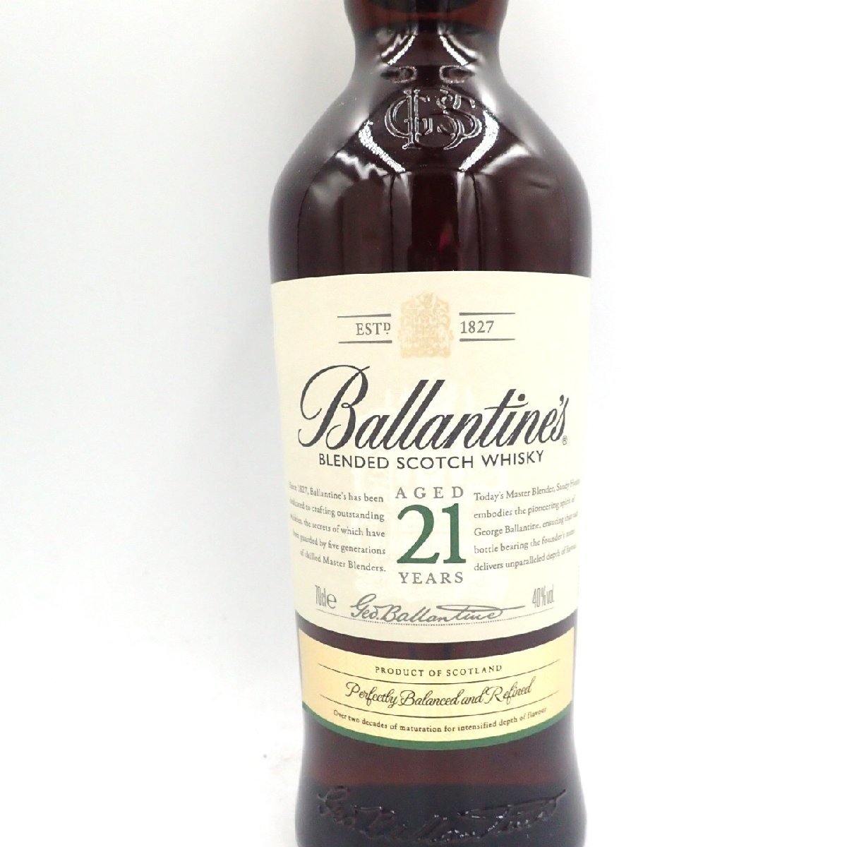 未開栓】バランタイン 21年 700ml 40% Ballantine's【W】 バランタイン