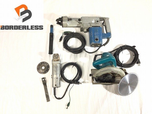 HOT，安い 彡訳アリ３台 makita 丸ノコ 5830BA ハンマードリル 8038 日立工機 ディスクグラインダ PDA-100D 61651(電動工具セット)｜売買されたオークション情報、yahooの商品情報をアーカイブ公開 - オークファ 電動工具セット