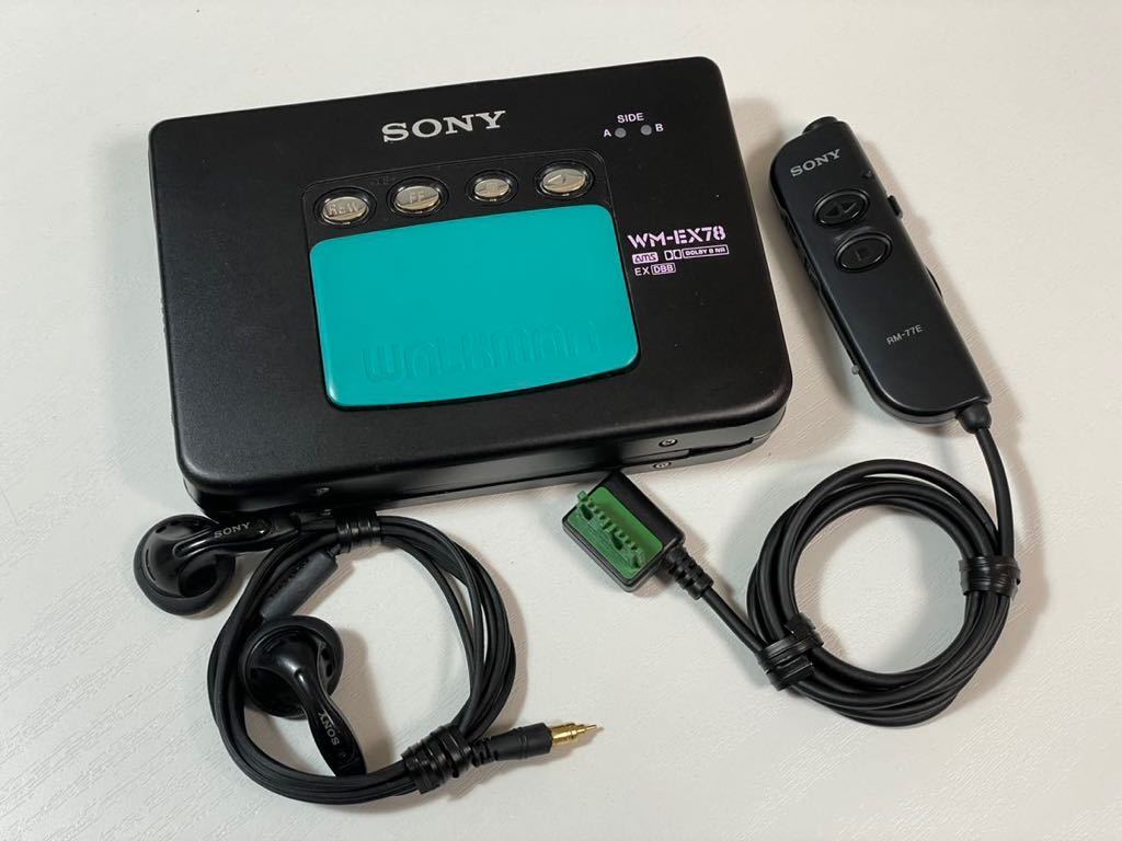 SONY カセットウォークマン WM-EX78 再生OK 希少・動作品 ソニー