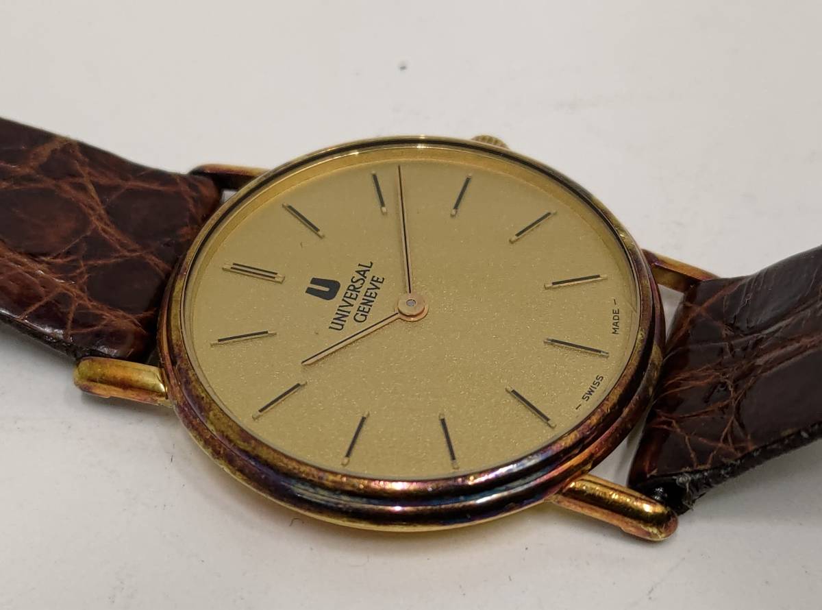 9232□UIVERSAL GENEVE ユニバーサル ジュネーブ 542205 アナログ 手