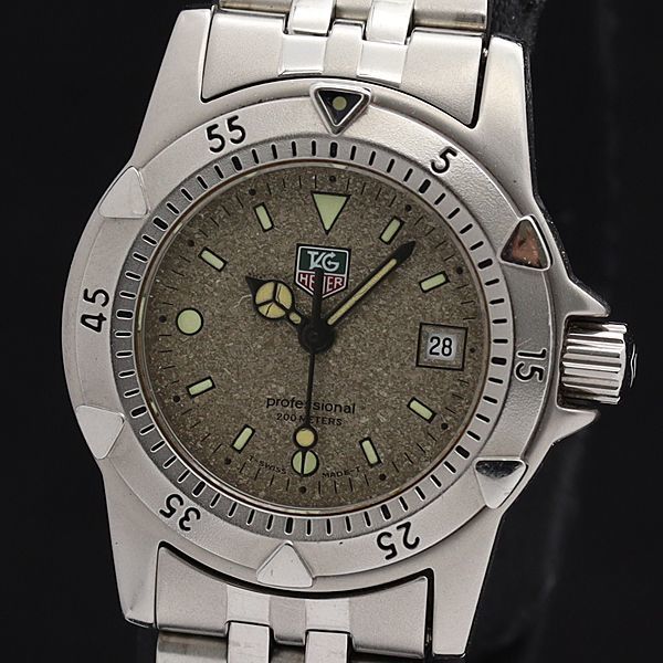 タグホイヤー プロフェッショナル 1円 TAG Heuer 稼働 時計 1円〜 S95