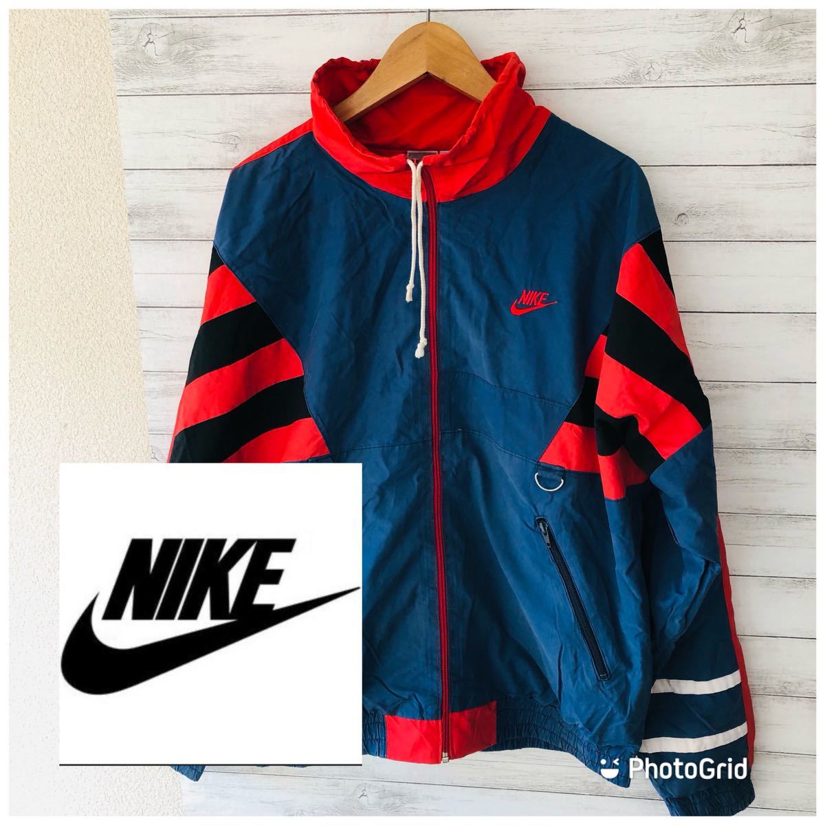 NIKE ナイキ ビッグサイズ 90s 90年代 ナイロンジャケット ナイロン 