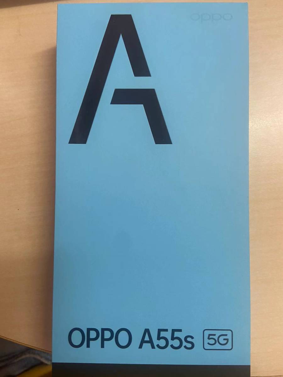 新品未使用 OPPO A55S グリーン 本体 SIMフリー 新未使用OPPOA55S