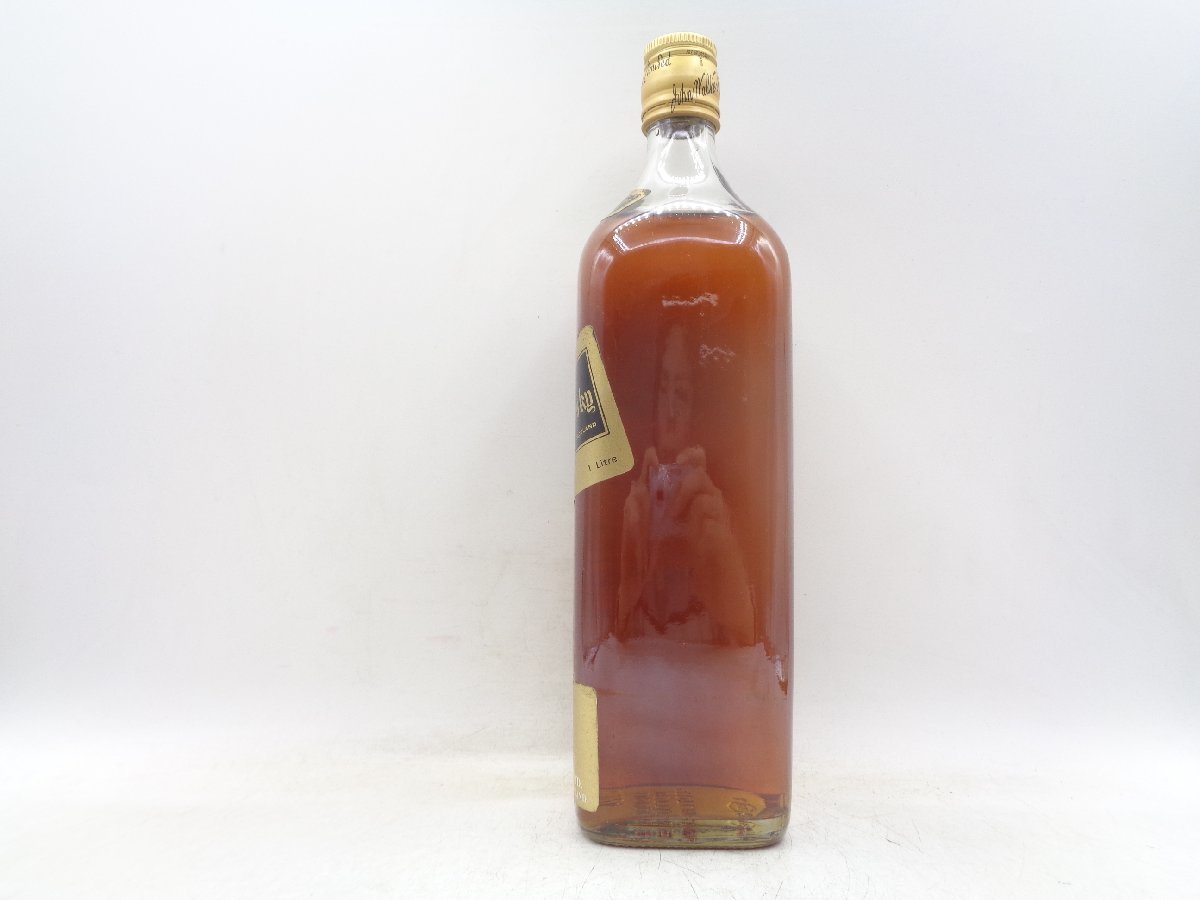 JOHNNIE WALKER BLACK LABEL ジョニー ウォーカー 黒ラベル 金キャップ