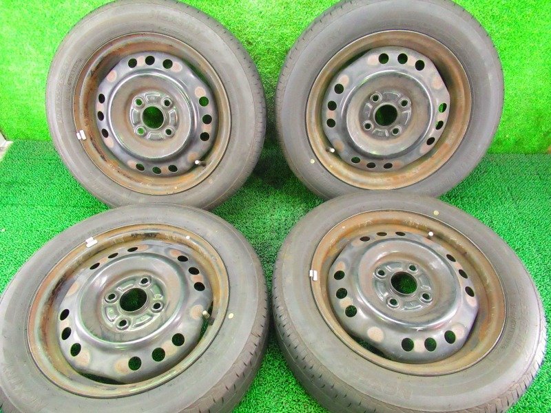 155/65R14 2022年製 ダイハツ 純正 ミラココア スチールホイール 14