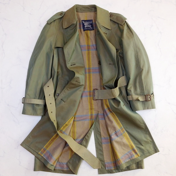 60s VINTAGE Burberrys Trench coat Khaki size RM 英国製 ビンテージ