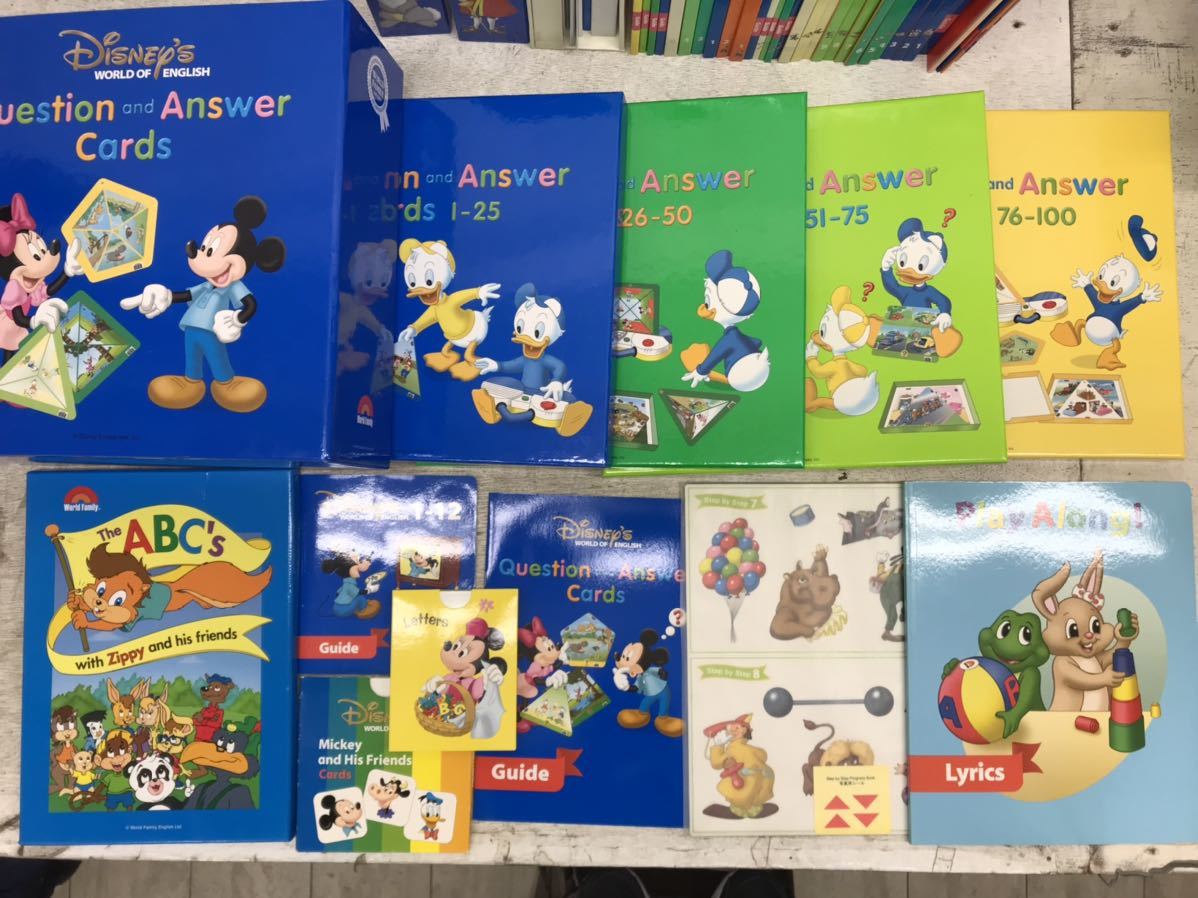 t1208-10☆ ディズニー英語システム Disney's WORLD OF ENGLISH DVD/CD