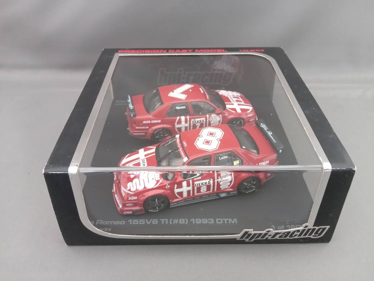 hpiracing】1/43 Alfa Romeo 155V6 TI 1993 DTM set 8079 hpi・racing