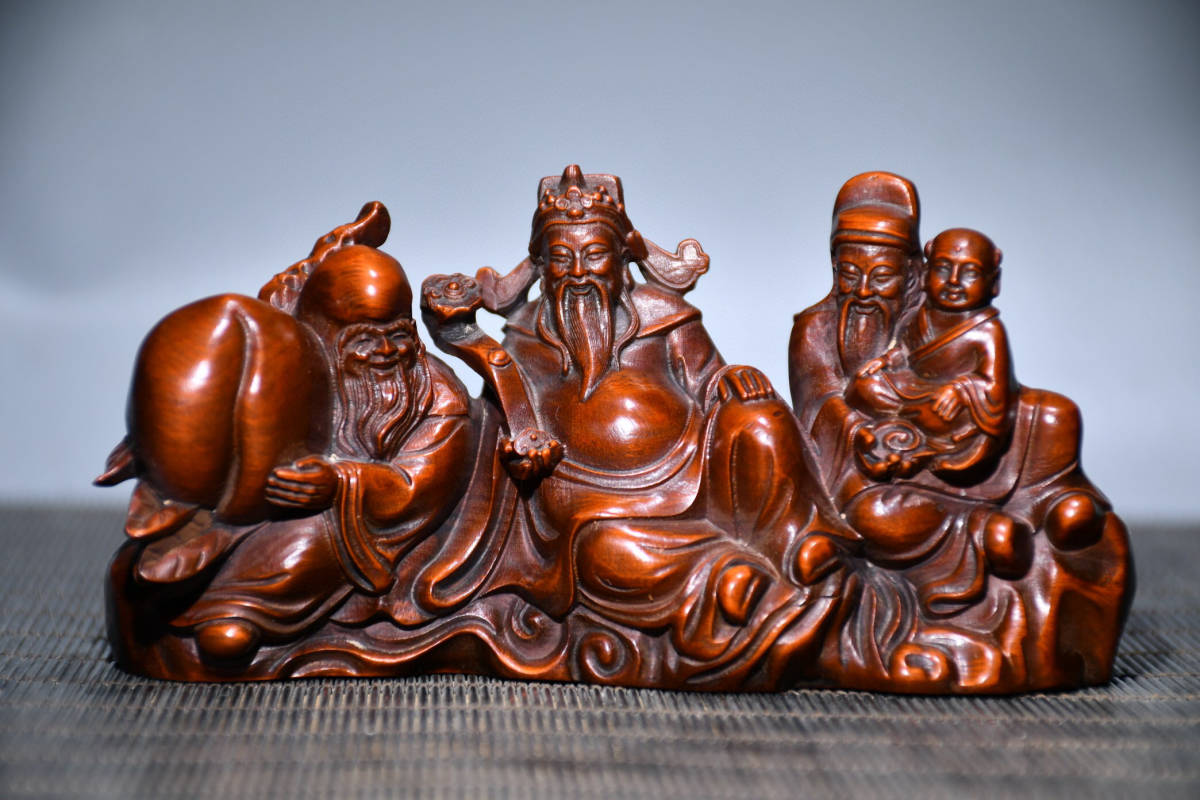 京东 黄杨木福禄寿品牌及商品- 置物古賞物 中国古玩 中国古 Top 清