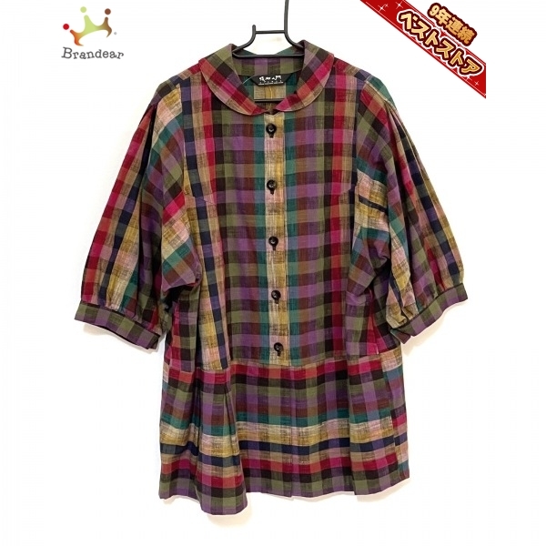 ギエモン 儀右エ門 GIEMON チュニック - マルチ レディース 七分袖