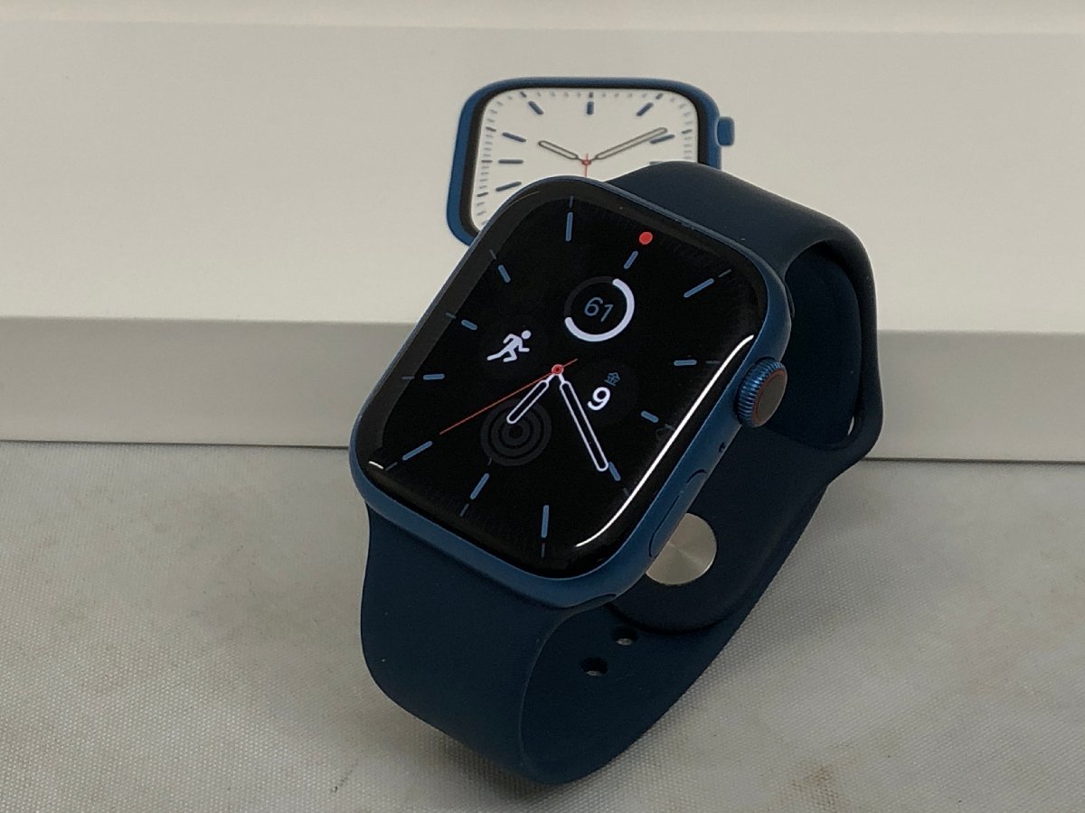Apple Watch Series 7 45mm アビスブルー GPSモデル 【公式通販】 