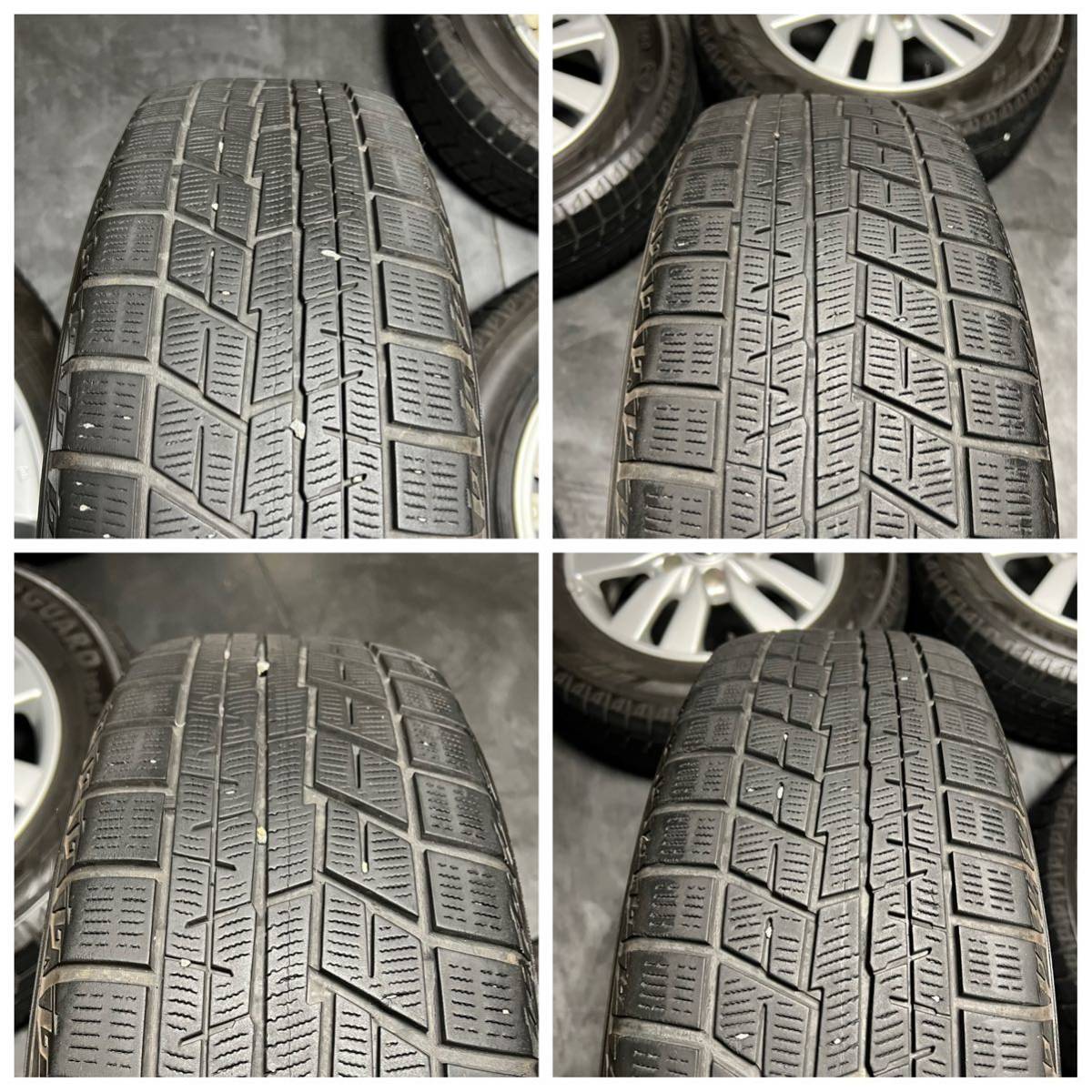 日産 C26 セレナ 純正スタッドレスタイヤホイール 15インチ 5.5J＋45 PCD114.3 5穴 YOKOHAMA ice GUARD IG60 195/65R15 2017年製 セレナ 195&frasl;60R16 日産 - オークファン セレナスタッドレスタイヤ+ホイールお取り付けC26