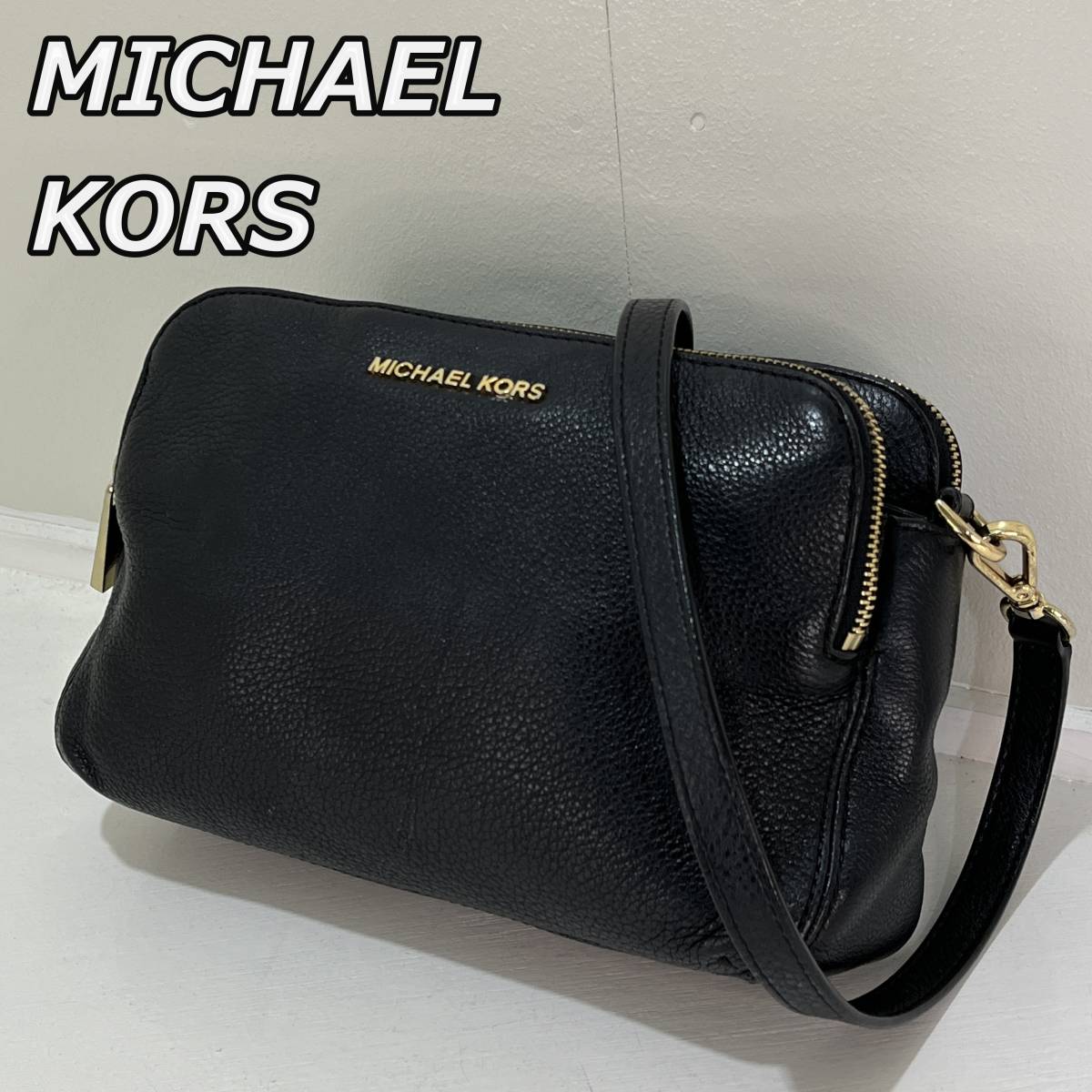 HOT，人気セール MICHAEL KORS マイケルコース スクエア型 レザー ミニショルダーバッグ 斜め掛けかばん 多収納 黒 ブラック AI-1702(その他)｜売買されたオークション情報、yahooの商品情報をアーカイブ公開 - オ 女性用