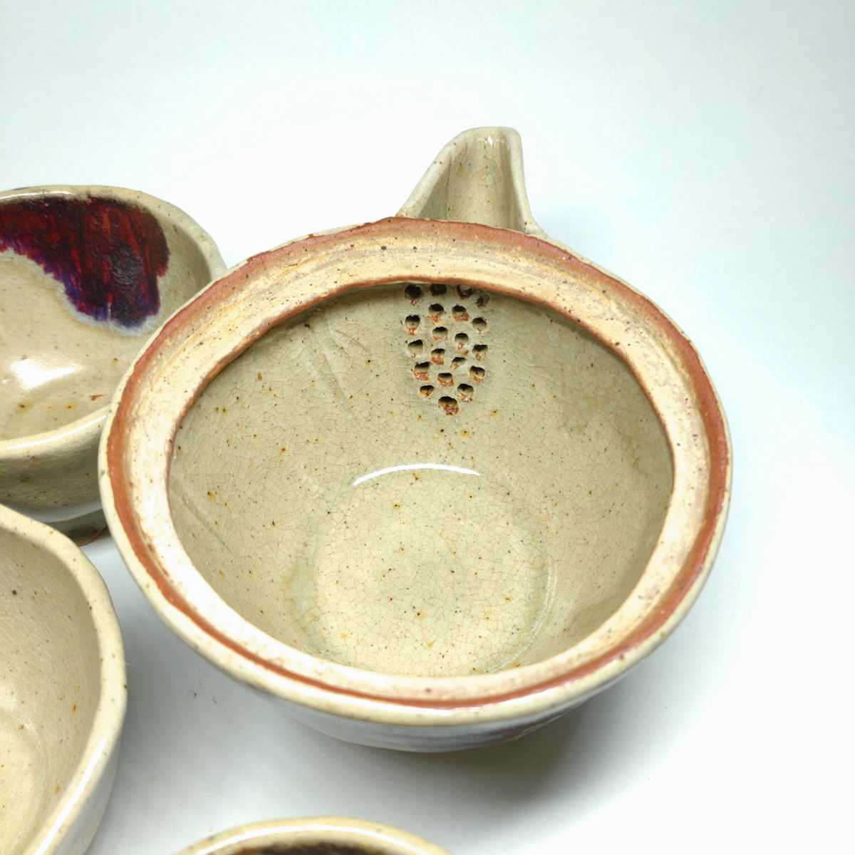 耶馬渓焼 宝瓶 耶馬渓焼 煎茶器揃(煎茶碗五客・湯冷まし・宝瓶)