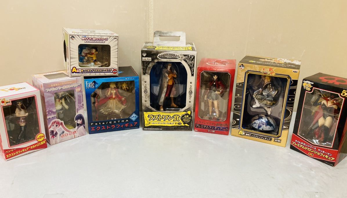 新作登場，本物保証 r3 必見! 未使用 保管品 フィギュア 8点まとめて ワンピース/エヴァ/銀魂/ヤッターマン/Fate/ドラえもん/たまゆら/ベントー / 一番くじ等 