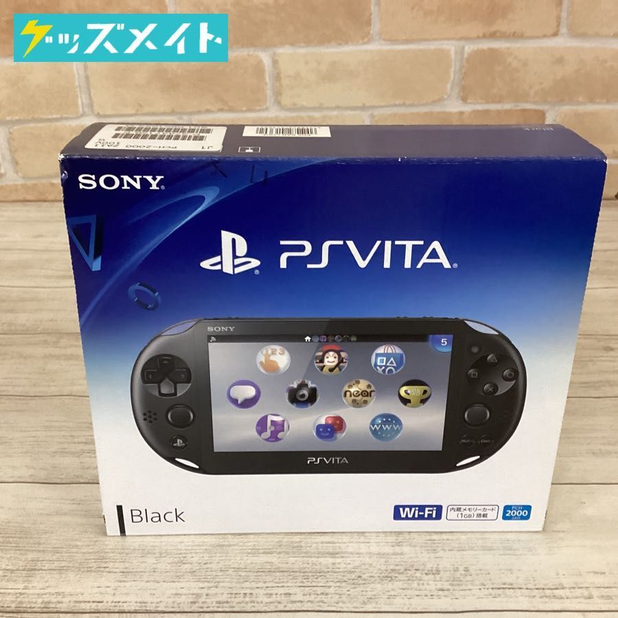  現状 SONY PSVITA 本体 ブラック PCH-2000 / PlayStation VITA(PS Vita本体)｜売買されたオークション情報、yahooの商品情報をアーカイブ公開 - オークファン PS Vita本体